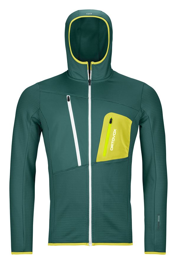 Fleece Grid Hoody Men's - Image 3