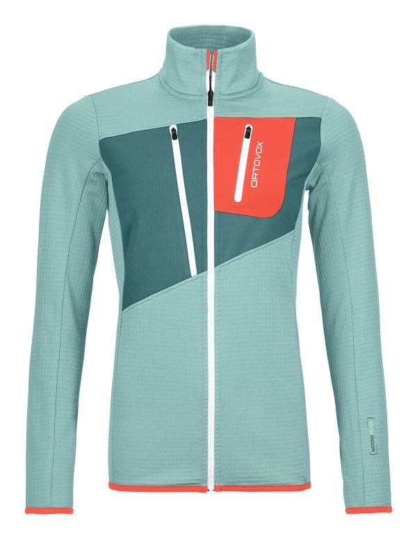 Fleece Grid Jacket Women's - Image 4