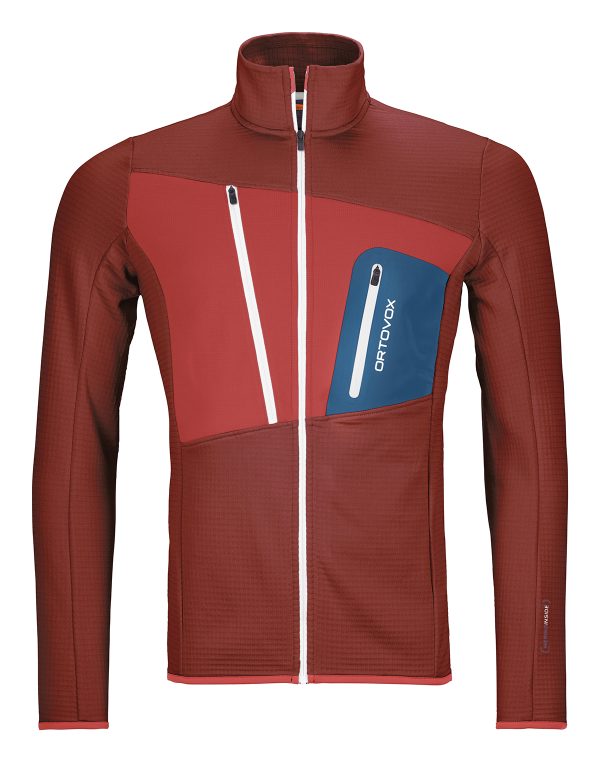 Fleece Grid Jacket Men's - Image 2