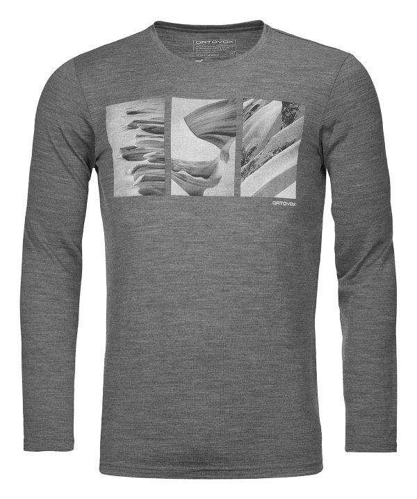185 Merino Shape Pic Long Sleeve Men's - Image 2