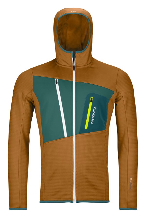 Fleece Grid Hoody Men's - Image 4