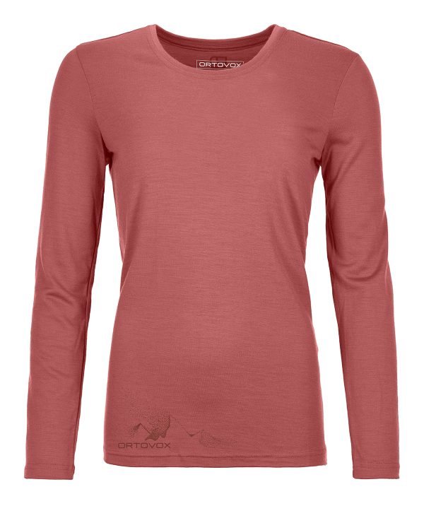 185 Merino Logo Spray Long Sleeve Women's