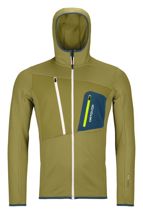 Fleece Grid Hoody Men's - Image 6