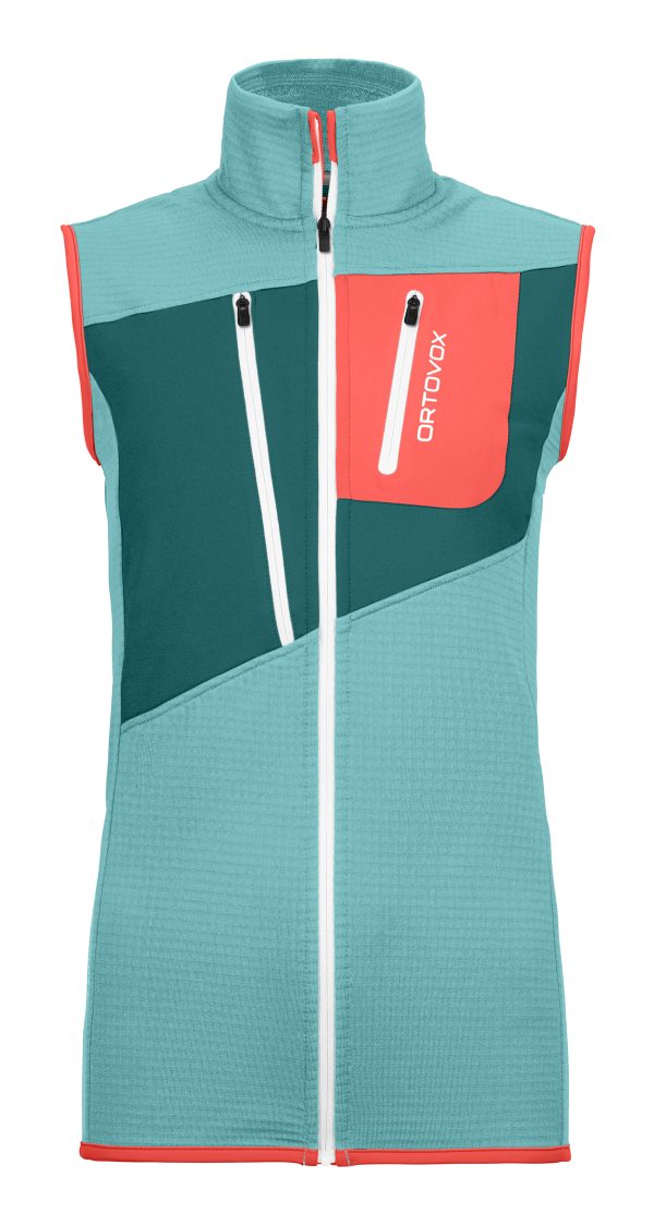 Fleece Grid Vest Women's